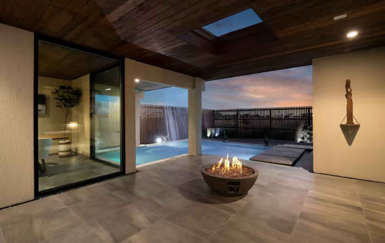 Pool at Dusk